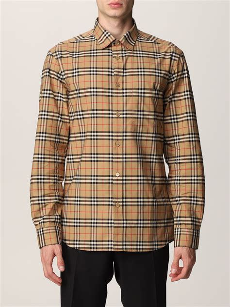 burberry hemnd herren|Designer.